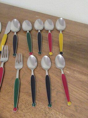 Lot of 13 Vintage WMF Fantasia Silverware Flatware Forks, Spoons & Knives